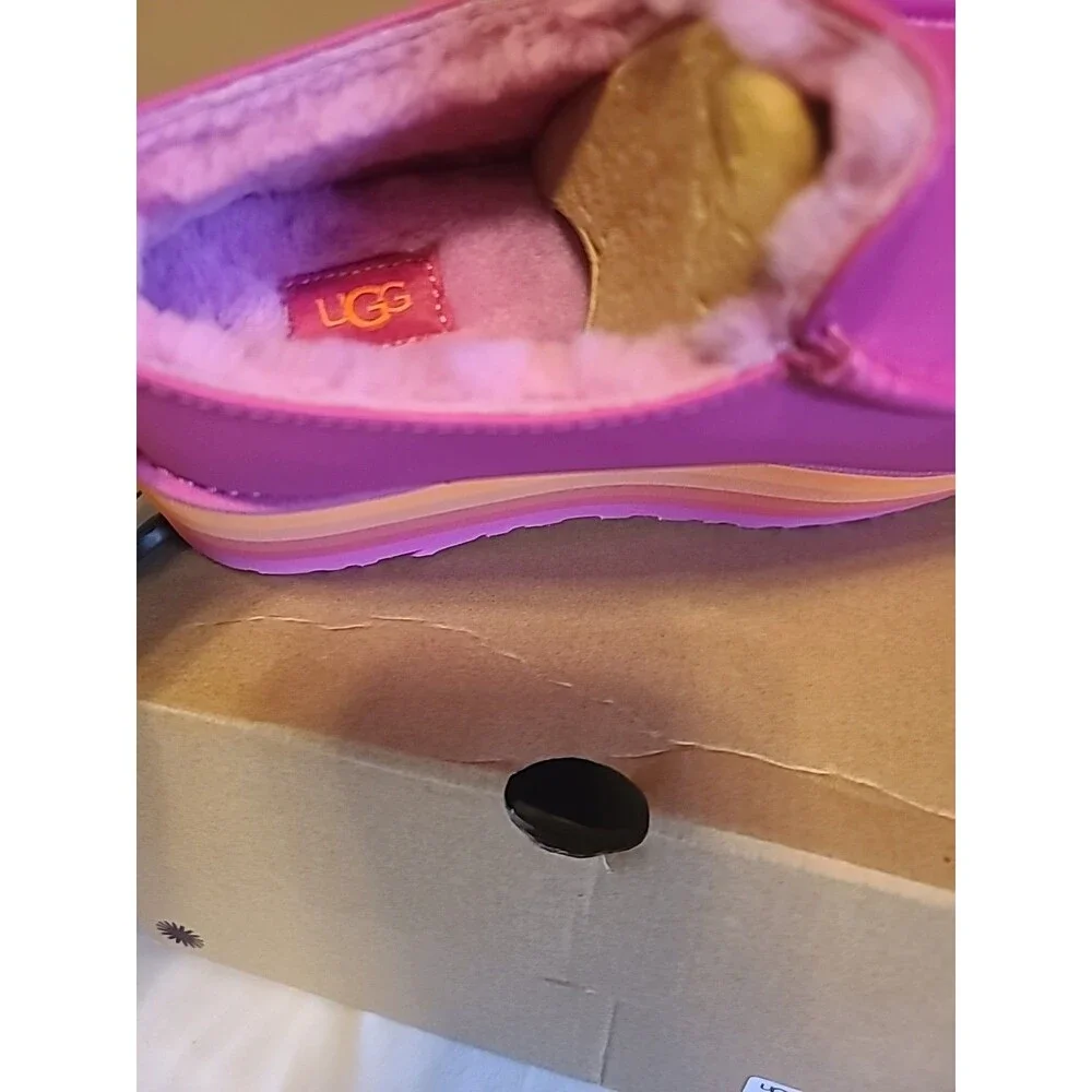 NWT UGG URSEEN PLATFORM ALL GENDER SLIPPERS SHOES US MEN 7/ WOMENS 8 - Picture 4 of 8